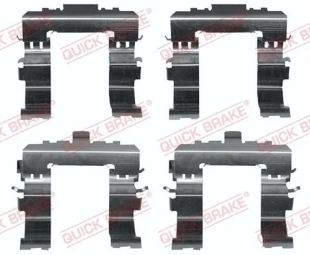 Set accesorii placute frana QUICK BRAKE 109-0020