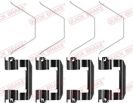 Set accesorii placute frana QUICK BRAKE 109-0021