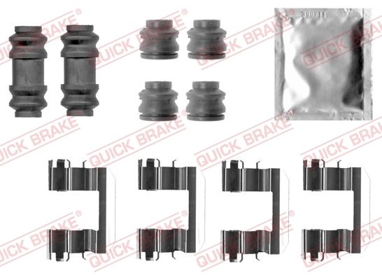 Set accesorii placute frana QUICK BRAKE 109-0028