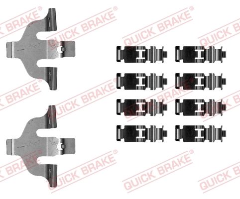 Set accesorii placute frana QUICK BRAKE 109-0030