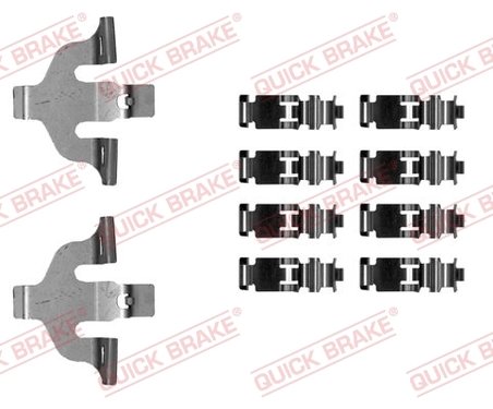 Set accesorii placute frana QUICK BRAKE 109-0030