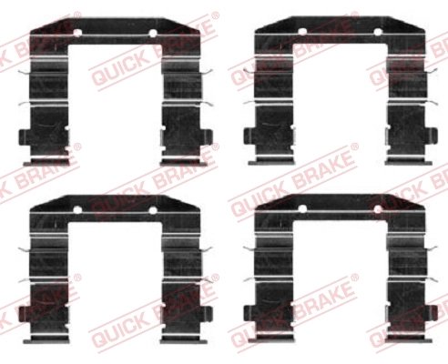Set accesorii placute frana QUICK BRAKE 109-0037