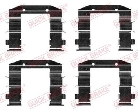 Set accesorii placute frana QUICK BRAKE 109-0037