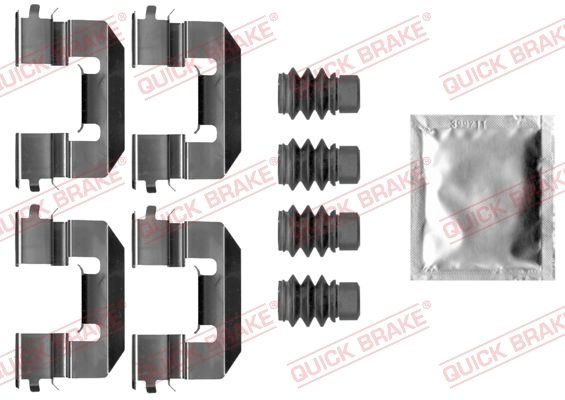 Set accesorii placute frana QUICK BRAKE 109-0038