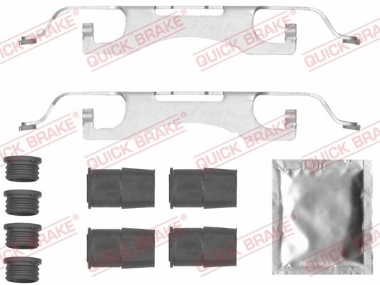 Set accesorii placute frana QUICK BRAKE 109-0049