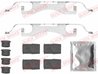 Set accesorii placute frana QUICK BRAKE 109-0049