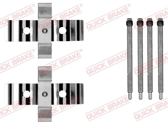 Set accesorii placute frana QUICK BRAKE 109-0054