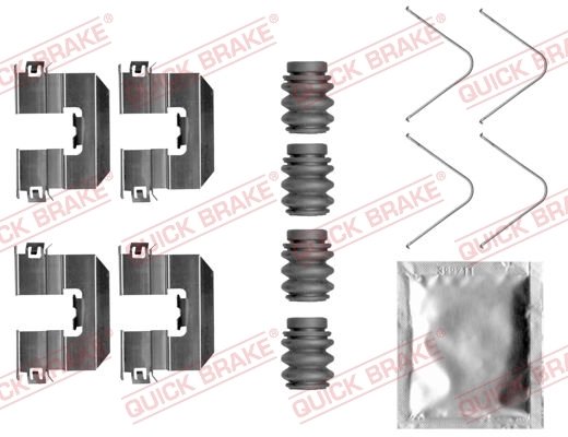 Set accesorii placute frana QUICK BRAKE 109-0058