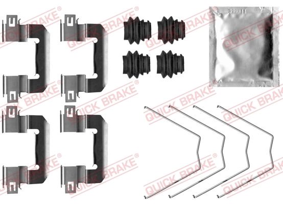 Set accesorii placute frana QUICK BRAKE 109-0063