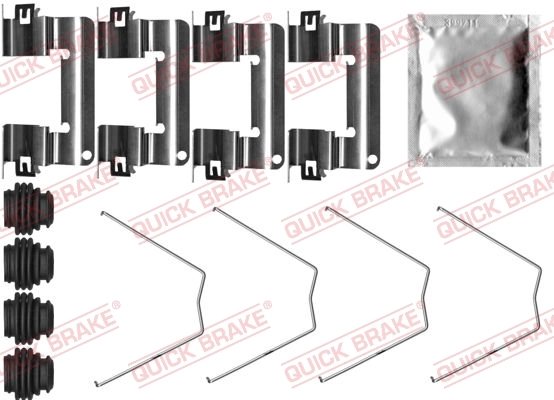 Set accesorii placute frana QUICK BRAKE 109-0065