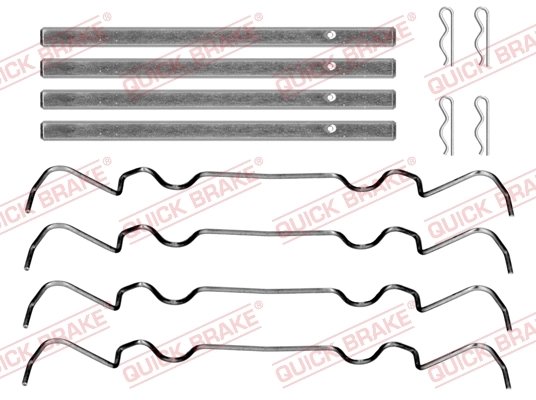 SET ACCESORII PLACUTE FRANA QUICK BRAKE 109-0069 - Compatibil cu FORD, IVECO