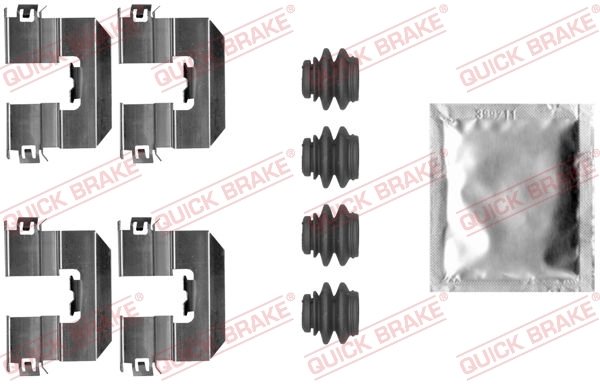 Set accesorii placute frana QUICK BRAKE 109-0080