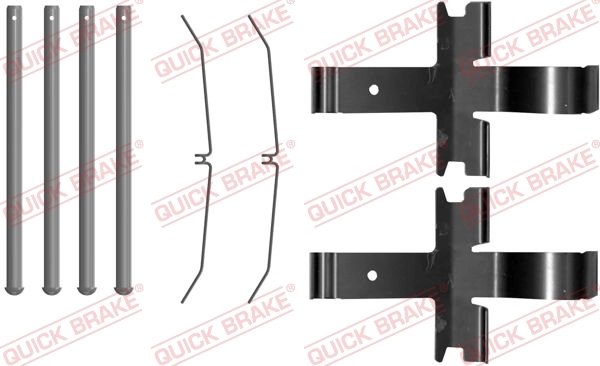 Set accesorii placute frana QUICK BRAKE 109-0081