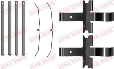 Set accesorii placute frana QUICK BRAKE 109-0081