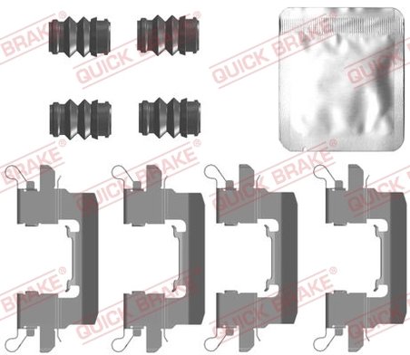 Set accesorii placute frana QUICK BRAKE 109-0087