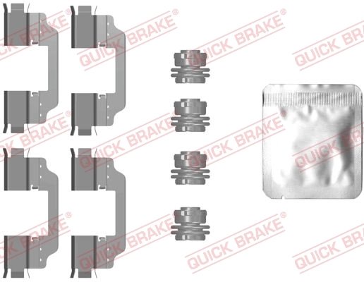 Set accesorii placute frana QUICK BRAKE 109-0101