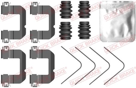 Set accesorii placute frana QUICK BRAKE 109-0102