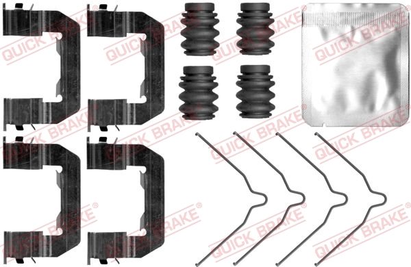 Set accesorii placute frana QUICK BRAKE 109-0103