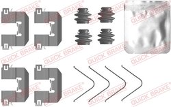 Set accesorii placute frana QUICK BRAKE 109-0104