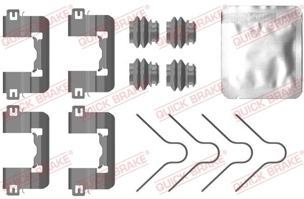 Set accesorii placute frana QUICK BRAKE 109-0105