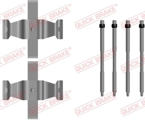 Set accesorii placute frana QUICK BRAKE 109-0107