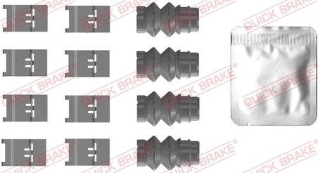 Set accesorii placute frana QUICK BRAKE 109-0110