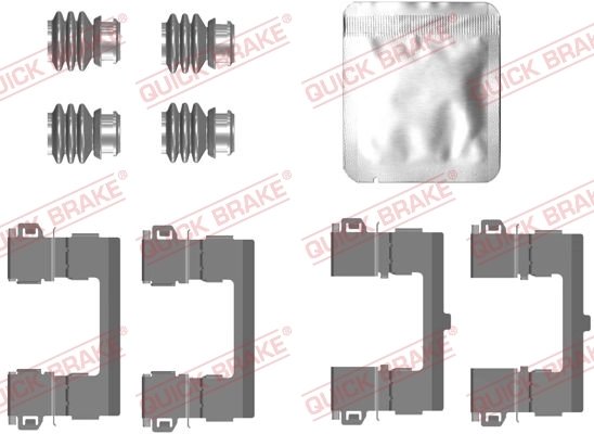 Set accesorii placute frana QUICK BRAKE 109-0112