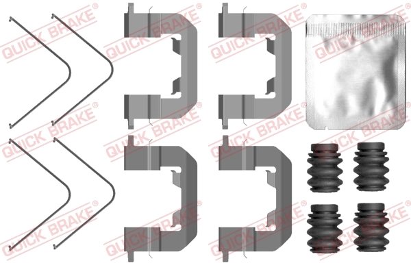 SET ACCESORII PLACUTE FRANA QUICK BRAKE 109-0123 - Compatibil cu KIA