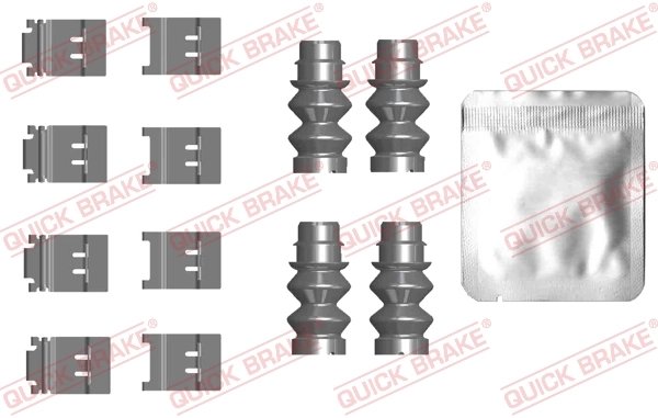 Set accesorii placute frana QUICK BRAKE 109-0124