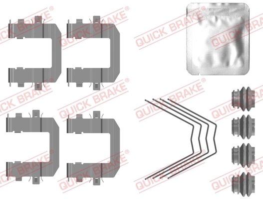 Set accesorii placute frana QUICK BRAKE 109-0131