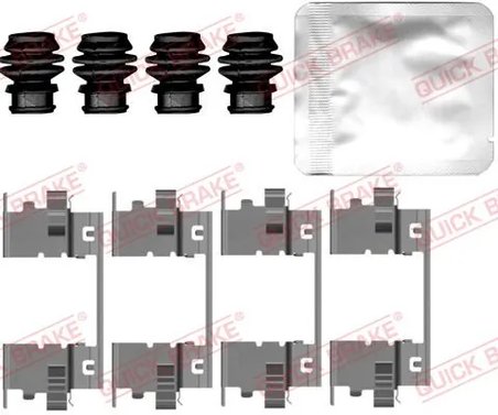 Set accesorii placute frana QUICK BRAKE 109-0148