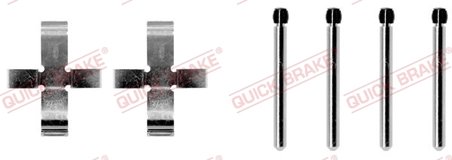 Set accesorii placute frana QUICK BRAKE 109-0905