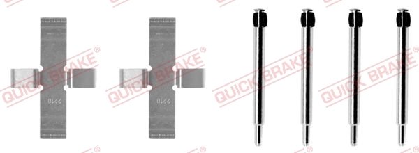 Set accesorii placute frana QUICK BRAKE 109-0903