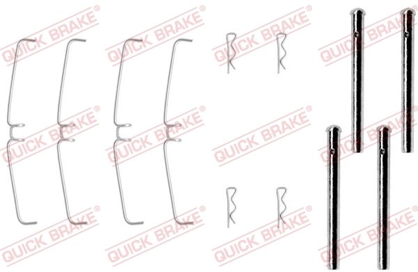Set accesorii placute frana QUICK BRAKE 109-0907