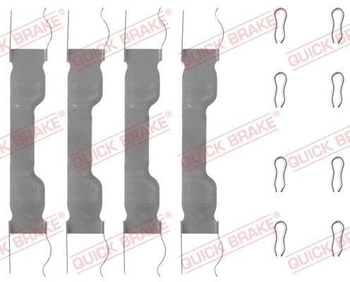 Set accesorii placute frana QUICK BRAKE 109-0909