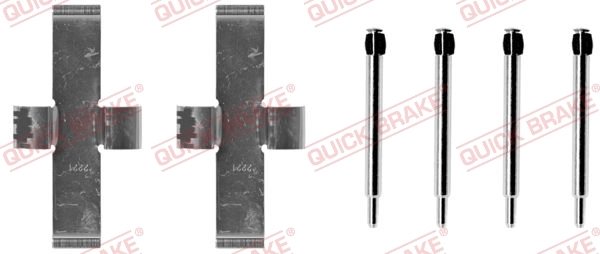 SET ACCESORII PLACUTE FRANA QUICK BRAKE 109-0924 - Compatibil cu BMW, MERCEDES-BENZ