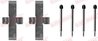 SET ACCESORII PLACUTE FRANA QUICK BRAKE 109-0924 - Compatibil cu BMW, MERCEDES-BENZ