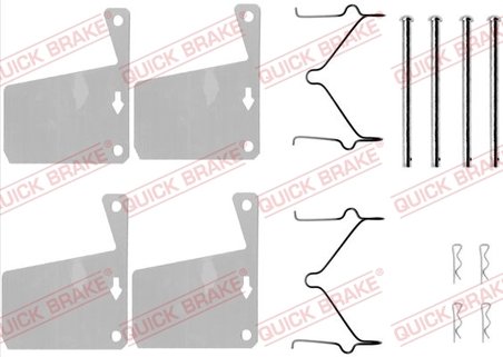 Set accesorii placute frana QUICK BRAKE 109-0960