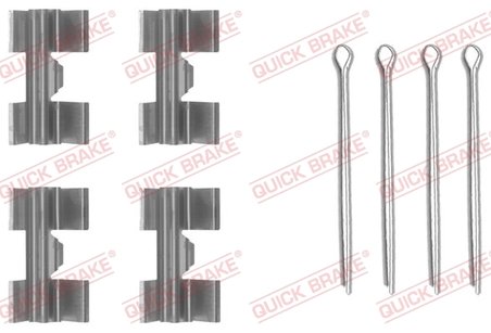SET ACCESORII PLACUTE FRANA QUICK BRAKE 109-0969 - Compatibil cu ALFA ROMEO, FORD, IVECO, LAND ROVER, LDV, LTI