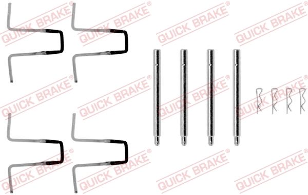 Set accesorii placute frana QUICK BRAKE 109-0977
