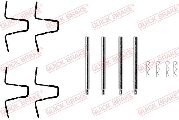 Set accesorii placute frana QUICK BRAKE 109-0978