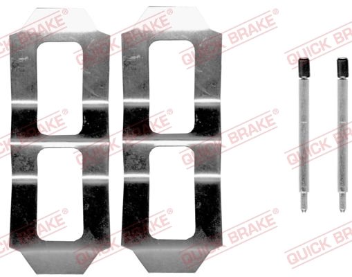 SET ACCESORII PLACUTE FRANA QUICK BRAKE 109-0987 - Compatibil cu MERCEDES-BENZ, VW
