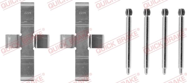 Set accesorii placute frana QUICK BRAKE 109-1004