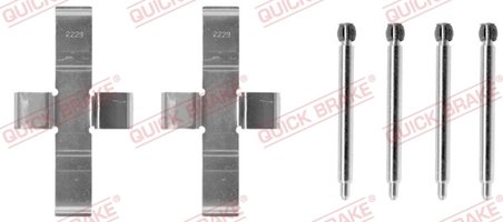 Set accesorii placute frana QUICK BRAKE 109-1004