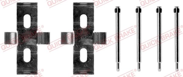 Set accesorii placute frana QUICK BRAKE 109-1007