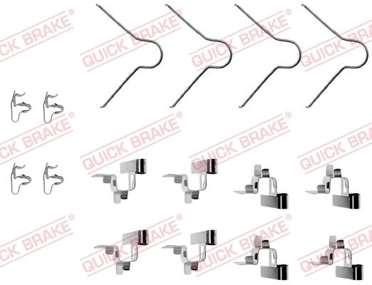 Set accesorii placute frana QUICK BRAKE 109-1030