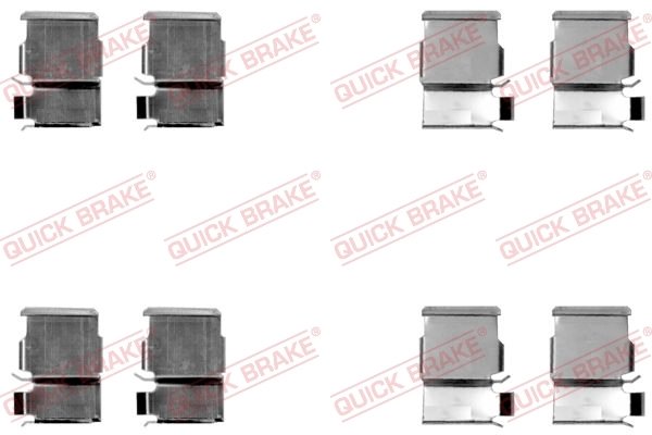 Set accesorii placute frana QUICK BRAKE 109-1033