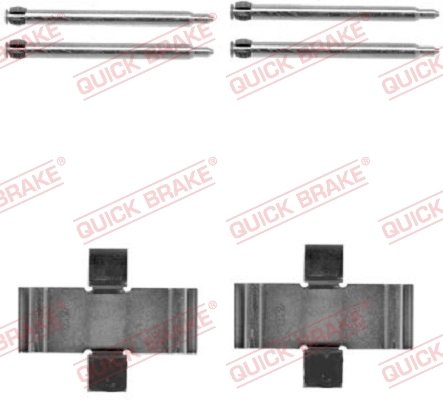Set accesorii placute frana QUICK BRAKE 109-1039