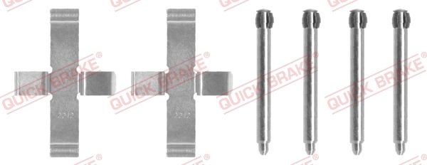Set accesorii placute frana QUICK BRAKE 109-1046
