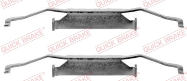 Set accesorii placute frana QUICK BRAKE 109-1054
